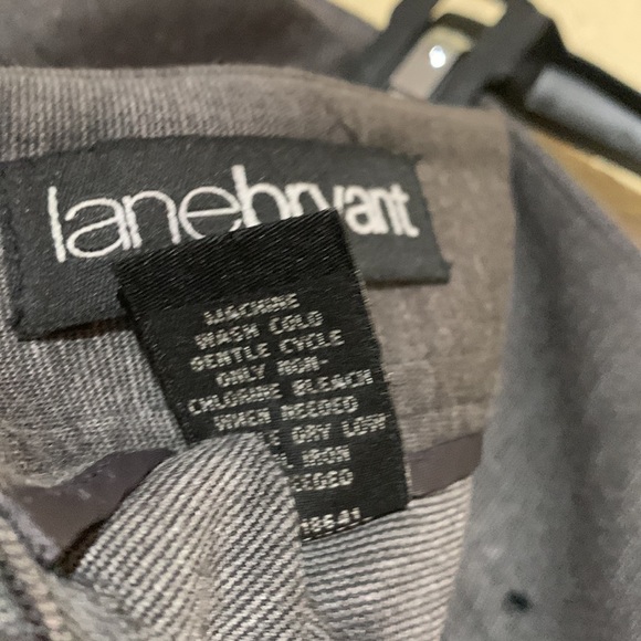 Lane Bryant Skirt Gray Size 24 Rayon Polyester Spandex Blend - Picture 10 of 12